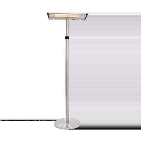 Hortus 211-390 1000/2000W terassilämmitin, lattiamalli