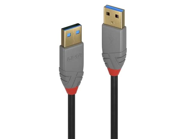 Lindy Anthra Line - USB cable - USB Type A to USB Type A - 1 m