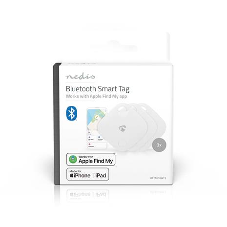 Nedis BTTAG10WT3 Bluetooth Smart Tag, bluetooth-paikannin