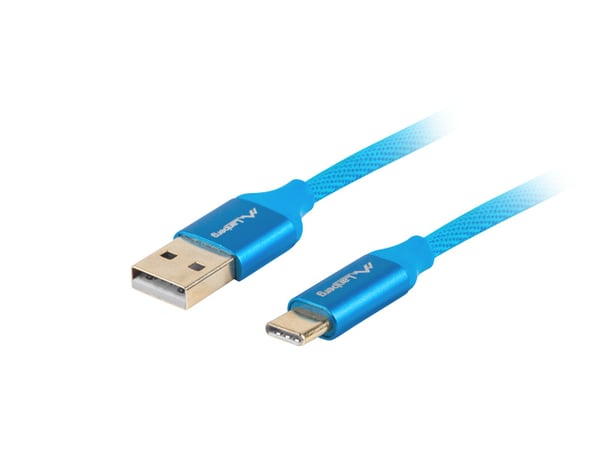 Lanberg Premium - USB-C cable - USB-C to USB - 1 m