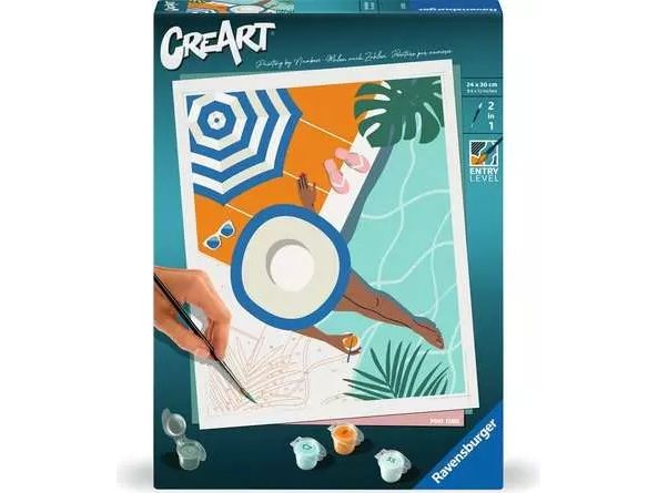 Ravensburger CreArt Paint by Numbers - Swimming Pool