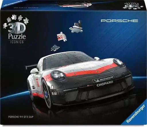 Ravensburger Porsche GT3 Cup 3D Puzzle, 108pc 3D Palapeli