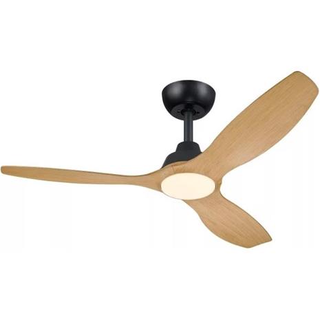 Philips LED-tuuletin Olas, halkaisija 132 cm, ruskea/musta, CCT