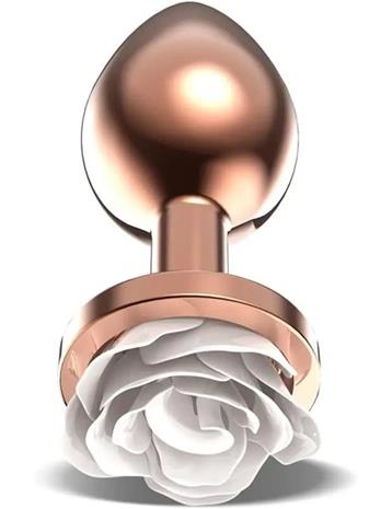 Afterdark Anal Plug White Rose Kulta