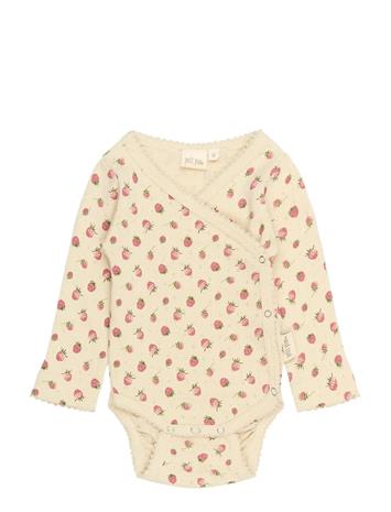 Petit Piao Ppdea L_S Body Fold Nb - Cream - 74