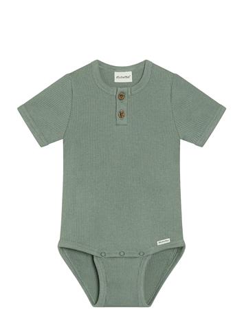 Minymo Body Ss Rib - Grey - 68