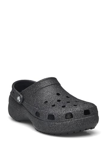 Crocs Classic Platform Glitter Clogw - Black - 38/39