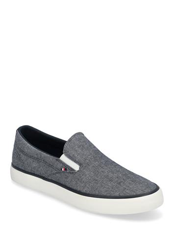 Tommy Hilfiger Th Hi Vulc Low Slip On Ch Tennarit Sneakerit Grey Tommy Hilfiger