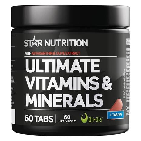 Star Nutrition Ultimate Vitamins & Minerals, 60 kaps. – kuva 2/4