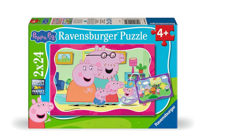 Ravensburger Peppa Pig 2x24p – kuva 3/8