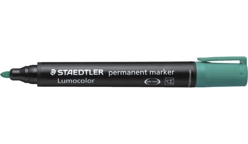 Staedtler Lumocolor tussi, pysyvä, vihreä, 2 mm