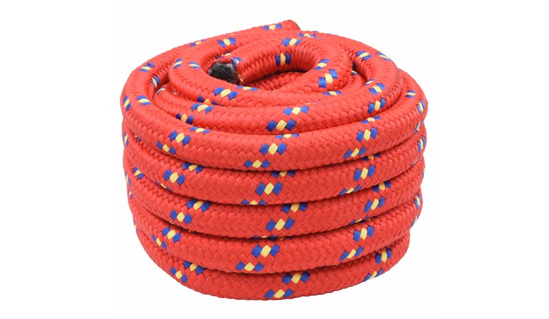 vidaXL Venelanka 5 m 5 Punainen PP