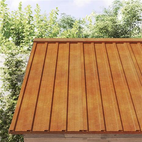 vidaXL Kattopaneelit 36 kpl ruoste 60x44 cm Corten teräs