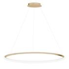 Riippuva Led-valaisin kultainen rengas 60cm