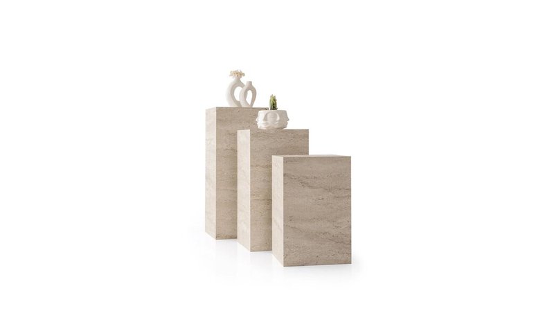 Hanah Home kukkajalustojen setti 85/70/55 cm