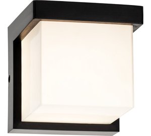 Led ulkoseinävalaisin Adviti Protea 9w, 750lm, Ip65, musta
