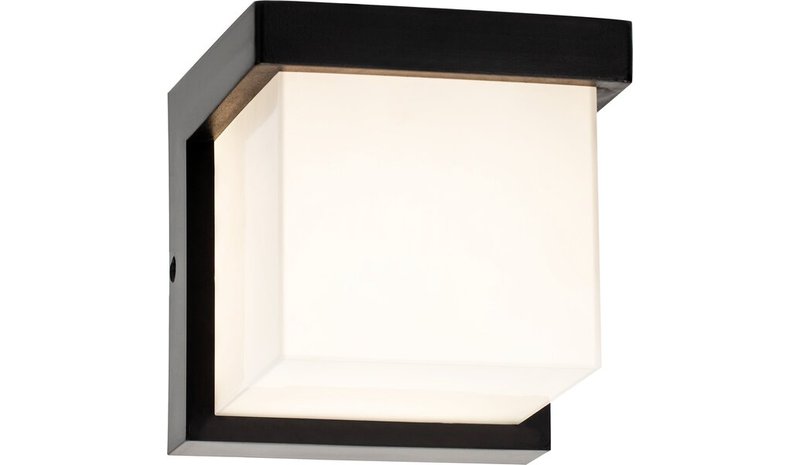 Led ulkoseinävalaisin Adviti Protea 9w, 750lm, Ip65, musta