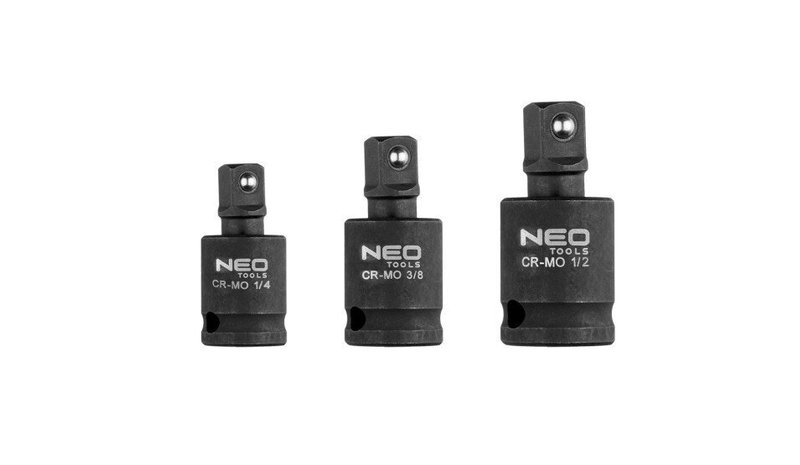 Neo Shock kääntyvät nivelet 3 kpl. 1/4 3/8 1/2