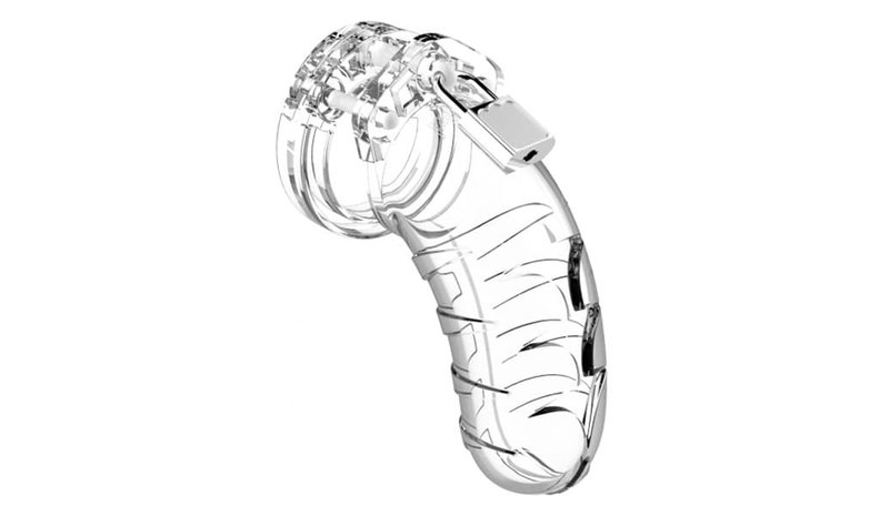 Mancage 04 Chastity Cock Cage Transparent Siveyshäkki