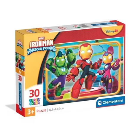 Clementoni Puzzle 30 Pcs Iron-Man and His Awesome Friends
