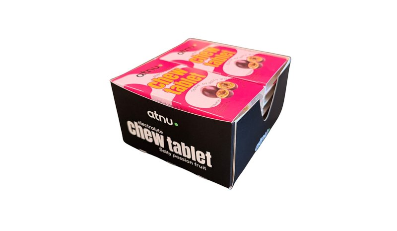 Atnu - Electrolyte Chew Tablet Passion Fruit Box - 12 pcs.
