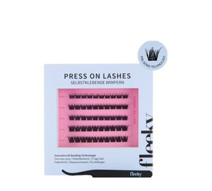 fleeky Press-On Lashes Natural – natürlicher Look Ripset 50 kpl Masquerade