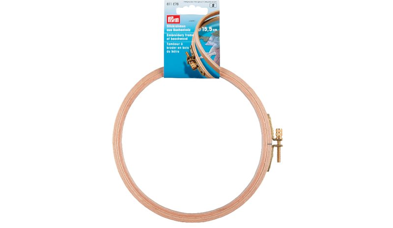 Prym Ø16 cm puinen ompelukehys
