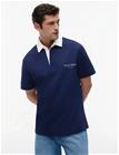 Tommy Hilfiger Ath Classic Fit Rugby Polo - Navy - XXL