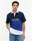 Tommy Hilfiger Graphic Colorblock Classic Polo - Navy - XXL