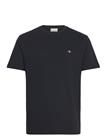 Gant Texture Ss T-Shirt - Black - XXXXL