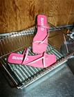 Bianco Biasissel Strappy Slide Rhinestone Smooth Leather - Pink - 41