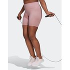adidas Performance Optime Training Bike Short Tight Plus Size - Pink - 1X