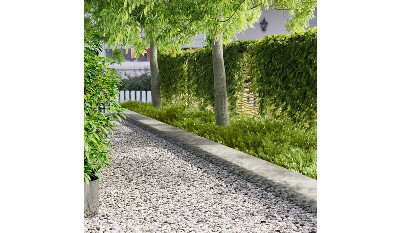vidaXL Nurmireunus 10 pcs 100 x 22 cm Teräs Hopea