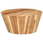 vidaXL Sohvapöytä Ø65x31 cm täysi akaasiapuu