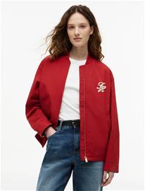 Tommy Hilfiger Cotton Bomber - Red - 44