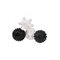 Akuku Soft sensory balls black/white (4 pcs) – kuva 1
