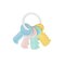 Akuku Baby rattle / KEYS BRIGHT – kuva 1