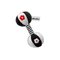 Akuku Plush rattle DUMBBELL – kuva 1