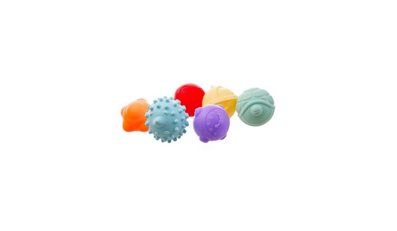 Akuku Soft sensory balls (6 pcs) – kuva 1/2