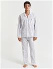 Gant Boat Print Pj Set Shirt And Pants - Blue - XL