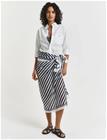 Gant Chevron Print Sarong - Navy - ONE SIZE