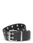 Ganni Double Eyelet Belt - Black - M/L