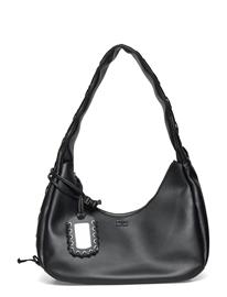 Ganni Hobo Medium Laces - Black - ONE SIZE