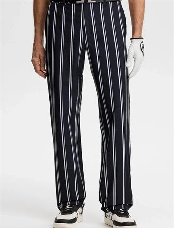 J. Lindeberg 30Y Devyn Striped Golf Pant - Black - 52