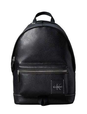 Calvin Klein Bold Pebble Round Backpack - Black - ONE SIZE