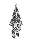 Gant Monogram Print Beach Towel - Grey - 100X180
