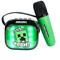 Karaokekaiutin Minecraft Popsing Mikrofoni LED – kuva 2