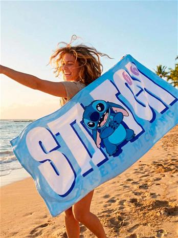 Disney Stitch Rantapyyhe, Sininen – kuva 2/2