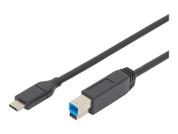 DIGITUS ASSMANN - USB-C cable - 24 pin USB-C to USB Type B - 1 m