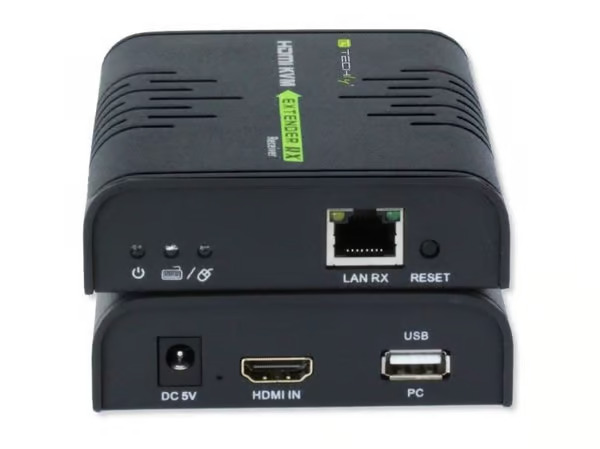 KVM Techly HDMI + USB Cat5e / 6 - 120m -laajennus
